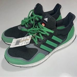 Adidas ULTRABoost DNA x Lego Black Green Running Shoes H67954 Men